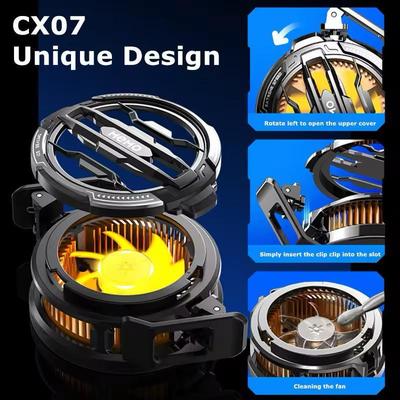 Best cooling fan for gaming no lag in game CX07 Mobile Phone Cooling Radiator