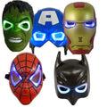 Marvel Series Avengers Led Mask Toy For Kids - Multicolor
