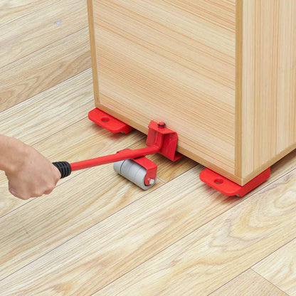 5 In 1 Furniture Transport Roller Set Removal Lifting & Moving Tool